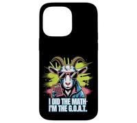 Funny Math I'm The G.O.A.T. Teacher Mathematics Calculator Case for iPhone 14 Pro Max