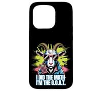 Funny Math I'm The G.O.A.T. Teacher Mathematics Calculator Case for iPhone 15 Pro