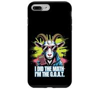 Funny Math I'm The G.O.A.T. Teacher Mathematics Calculator Case for iPhone 7 Plus/8 Plus