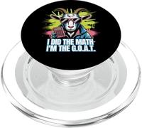 Funny Math I'm The G.O.A.T. Teacher Mathematics Calculator PopSockets PopGrip for MagSafe