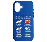 Funny Math Infinite Energy Cat And Mechanical Engineering Case for iPhone 16