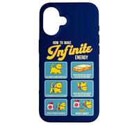 Funny Math Infinite Energy Cat And Mechanical Engineering Case for iPhone 16