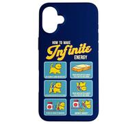 Funny Math Infinite Energy Cat And Mechanical Engineering Case for iPhone 16 Plus