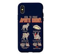 Funny Math Infinite Energy Cat And Mechanical Engineering Case for iPhone X/XS