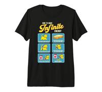 Funny Math Infinite Energy Cat and Mechanical Engineering Premium T-Shirt
