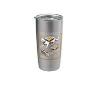 Funny Math Infinite Energy Cat and Mechanical Engineering Stainless Steel Insulated Tumbler
