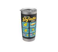 Funny Math Infinite Energy Cat and Mechanical Engineering Stainless Steel Insulated Tumbler