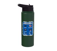 Funny Math Infinite Energy Cat and Mechanical Engineering Stainless Steel Insulated Water Bottle