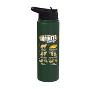 Funny Math Infinite Energy Cat and Mechanical Engineering Stainless Steel Insulated Water Bottle