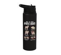 Funny Math Infinite Energy Cat and Mechanical Engineering Stainless Steel Insulated Water Bottle