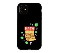 Funny Math Joke Watermelons Humor for Students Design Case for iPhone 11