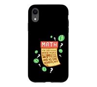 Funny Math Joke Watermelons Humor for Students Design Case for iPhone XR