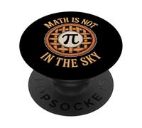 Funny Math Maths Pie Pi In The Sky Joke Teachers Students PopSockets Adhesive PopGrip