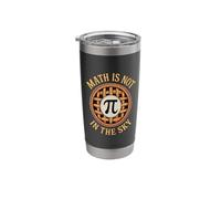 Funny Math Maths Pie Pi in The Sky Joke Teachers Students Stainless Steel Insulated Tumbler