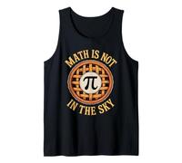 Funny Math Maths Pie Pi in The Sky Joke Teachers Students Tank Top