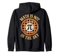 Funny Math Maths Pie Pi In The Sky Joke Teachers Students Zip Hoodie