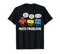 Funny Math Problems Cartoon Dialogue Algebra Humor T-Shirt