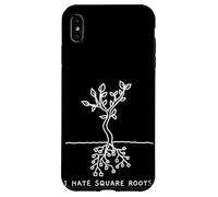 Funny Math Pun I Hate Square Roots Mathematics Professor Case for iPhone XS Max