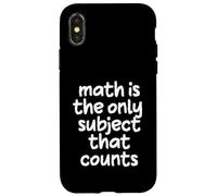 Funny Math Saying Meme Design For Elementary School Teachers Case for iPhone X/XS