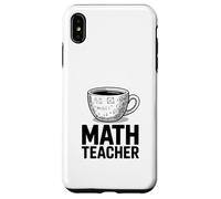 Funny MATH TEACHER Coffee Cup Algebra Calculus Case for iPhone XS Max