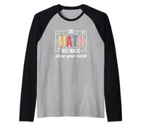 Funny Math Teacher Do Math Not Magic Show Your Work Raglan Baseball Tee