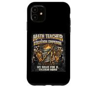 Funny Math Teacher Equation Emperor Retro 90s Rap Bootleg Case for iPhone 11
