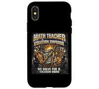 Funny Math Teacher Equation Emperor Retro 90s Rap Bootleg Case for iPhone X/XS
