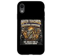 Funny Math Teacher Equation Emperor Retro 90s Rap Bootleg Case for iPhone XR