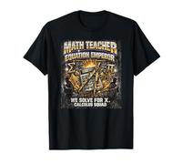 Funny Math Teacher Equation Emperor Retro 90s Rap Bootleg T-Shirt