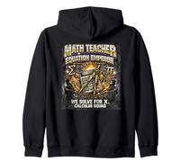 Funny Math Teacher Equation Emperor Retro 90s Rap Bootleg Zip Hoodie