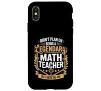 Funny Math Teacher For Algebra Lovers Mathematics Case for iPhone X/XS
