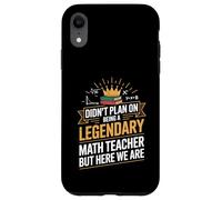Funny Math Teacher For Algebra Lovers Mathematics Case for iPhone XR