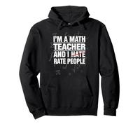 Funny Math Teacher Grading Humor Mathematics Symbols Pullover Hoodie