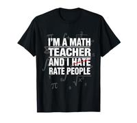 Funny Math Teacher Grading Humor Mathematics Symbols T-Shirt