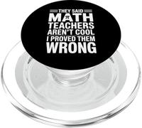 Funny Math Teacher Humor For Mathematics Men and Women PopSockets PopGrip for MagSafe