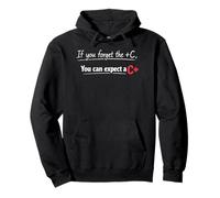Funny Math Teacher If You Forget + C Expect a C+ Calculus Pullover Hoodie