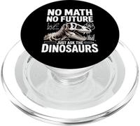 Funny Math Teacher No Math No Future Mathematics PopSockets PopGrip for MagSafe