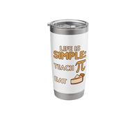 Funny Math Teacher Pi Day Mathematics Humor Stainless Steel Insulated Tumbler