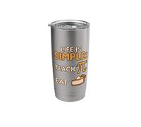 Funny Math Teacher Pi Day Mathematics Humor Stainless Steel Insulated Tumbler