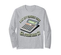 Funny Math Teacher Statistic Joke 6 Out of 7 Teachers Think Long Sleeve T-Shirt