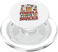 Funny Math The Formula Points To Snacks Humor PopSockets PopGrip for MagSafe