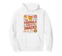 Funny Math The Formula Points To Snacks Humor Pullover Hoodie