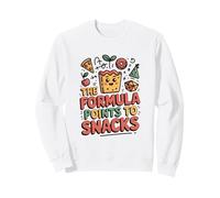 Funny Math The Formula Points To Snacks Humor Sweatshirt