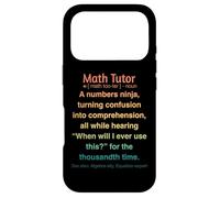 Funny Math Tutor Case for iPhone 17 Pro