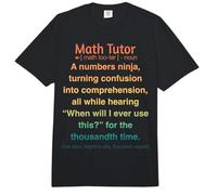 Funny Math Tutor Comfort Colors Adult Heavyweight T-Shirt