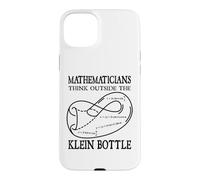 Funny Mathematicians Think Outside Klein Bottle Math Teacher Case for iPhone 15 Plus