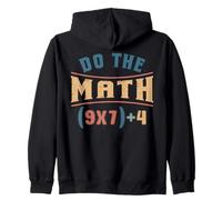 Funny Mathematics 67 Meme Equation Do the Math Teacher Humor Zip Hoodie