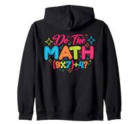 Funny Mathematics 67 Meme Equation Do the Math Teacher Humor Zip Hoodie