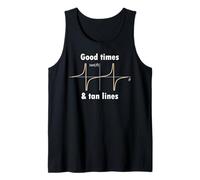 Funny maths joke, tan lines, geek, science, physics Tank Top