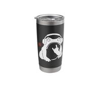 Funny Matsumoto Hoji Grumpy Frog Rock-and-Roll Music Art Stainless Steel Insulated Tumbler